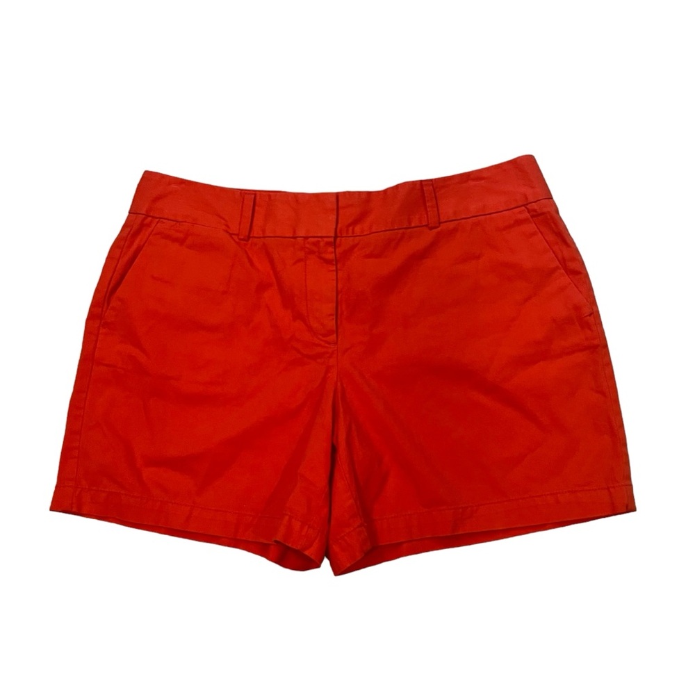 NWT, Ann Taylor LOFT Shorts Women 6” Orange Chino Mid Rise Shorts